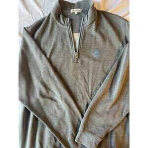 Peter Millar 1/4 Zip Pullover Gray Size Xl | Evans Scholars & PGC Golf Logos